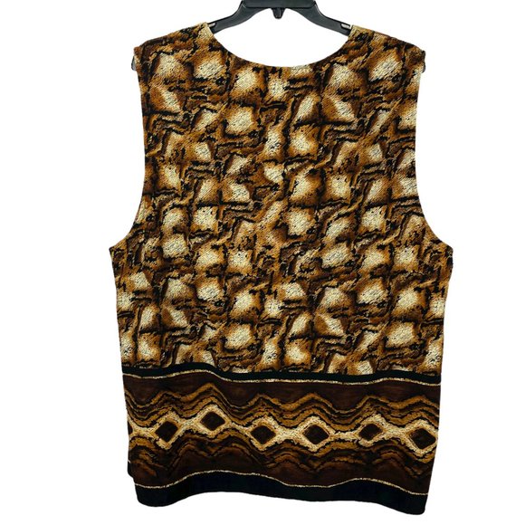 Maggie Sweet Animal Print Vest Top - 3X - Picture 7 of 8